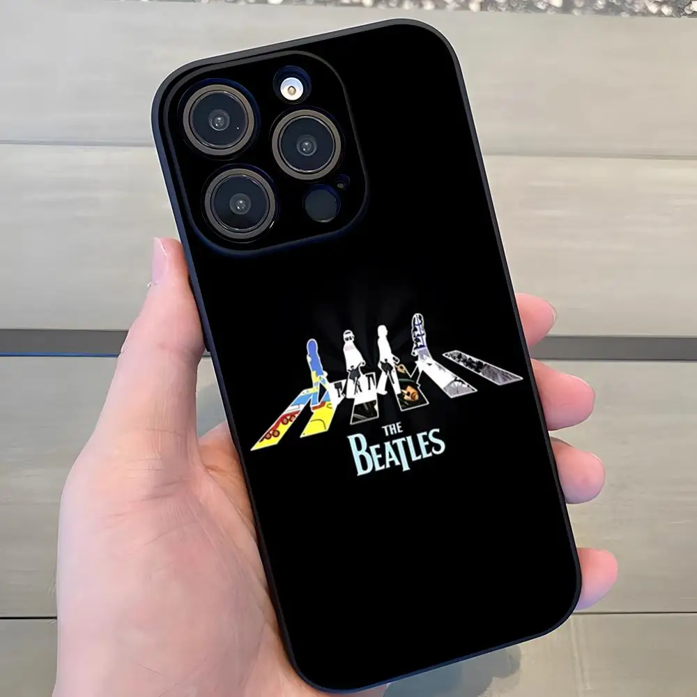 Чехол для телефона B-band The Beatles 16 Pro Max Iphone 15 14 13pro 11 X Xs Xr 8 7Plus силиконовый чехол