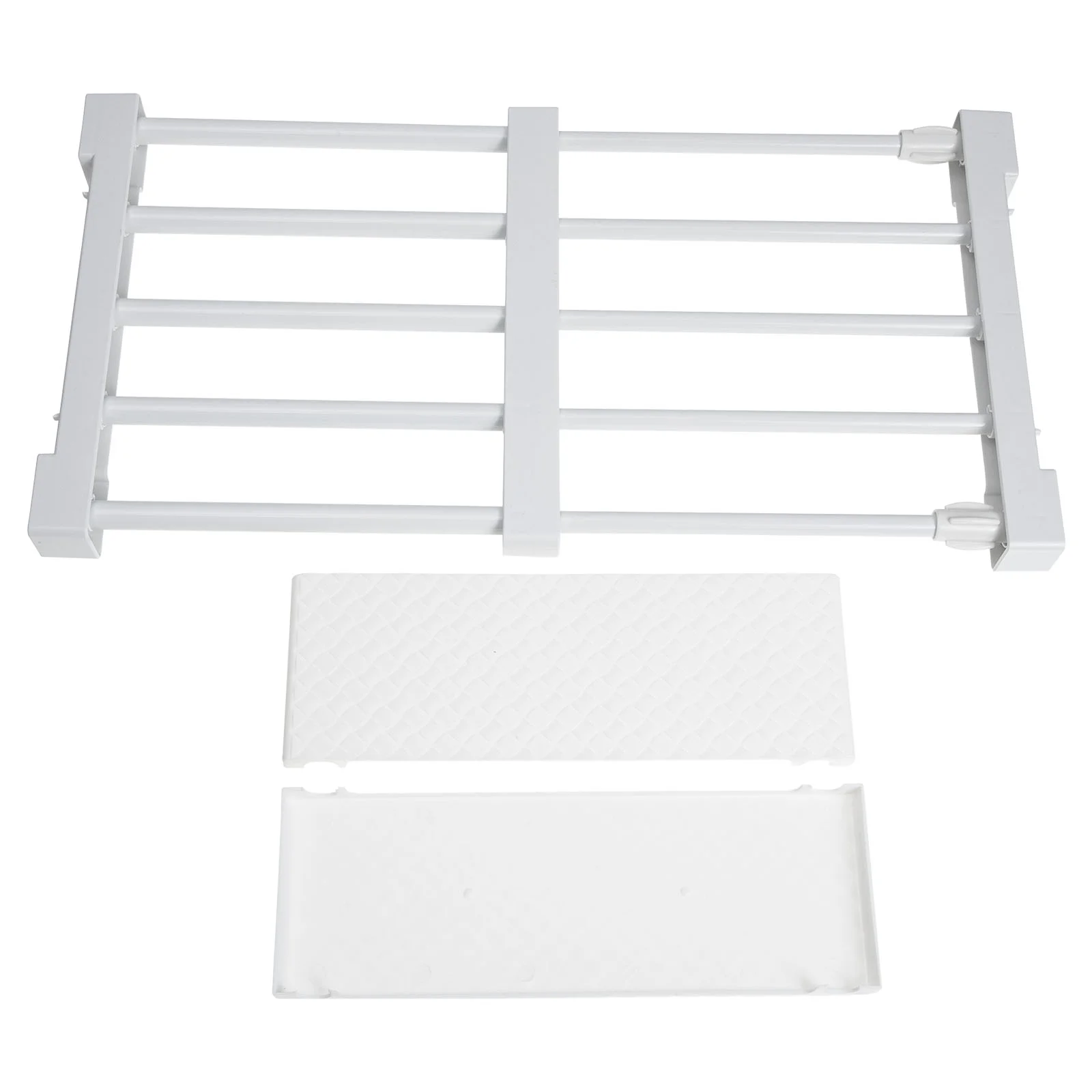 

Shelf Closet Tension Expandable Rack Wardrobe Dividers Organizer Rod Storage Adjustable Separator Cupboard Shelves Cabinet For