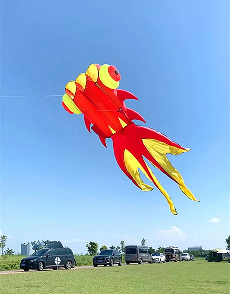 Бесплатная доставка большой воздушный змей с рыбой basta juego de mesa уличные игрушки