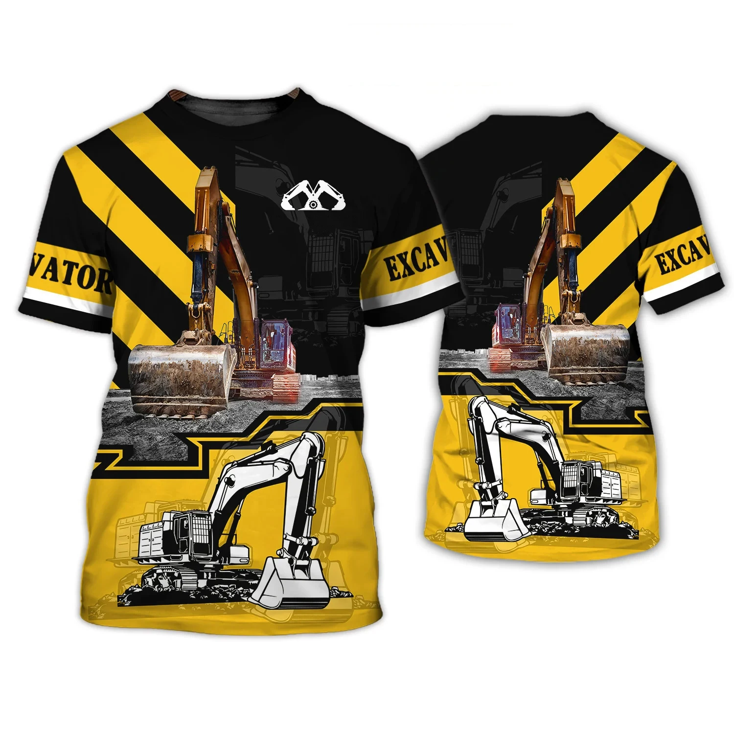 Operator 3d Print Men Women Fashion Oversized Short Sleeve T