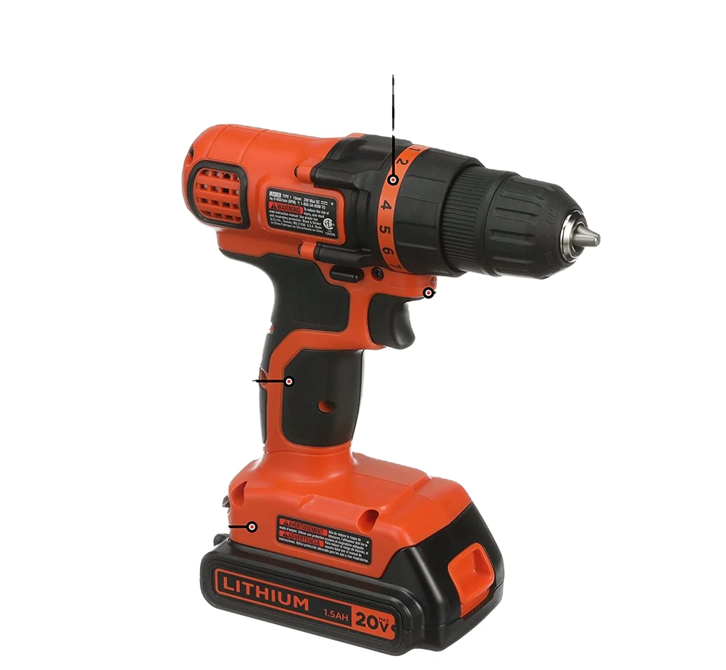 

8891804 EXTOL Premium Electric 20V Li-ion(2x) 20/40Nm Dual Speed Professional Cordless Impact Drill Power Tools with Tool Box