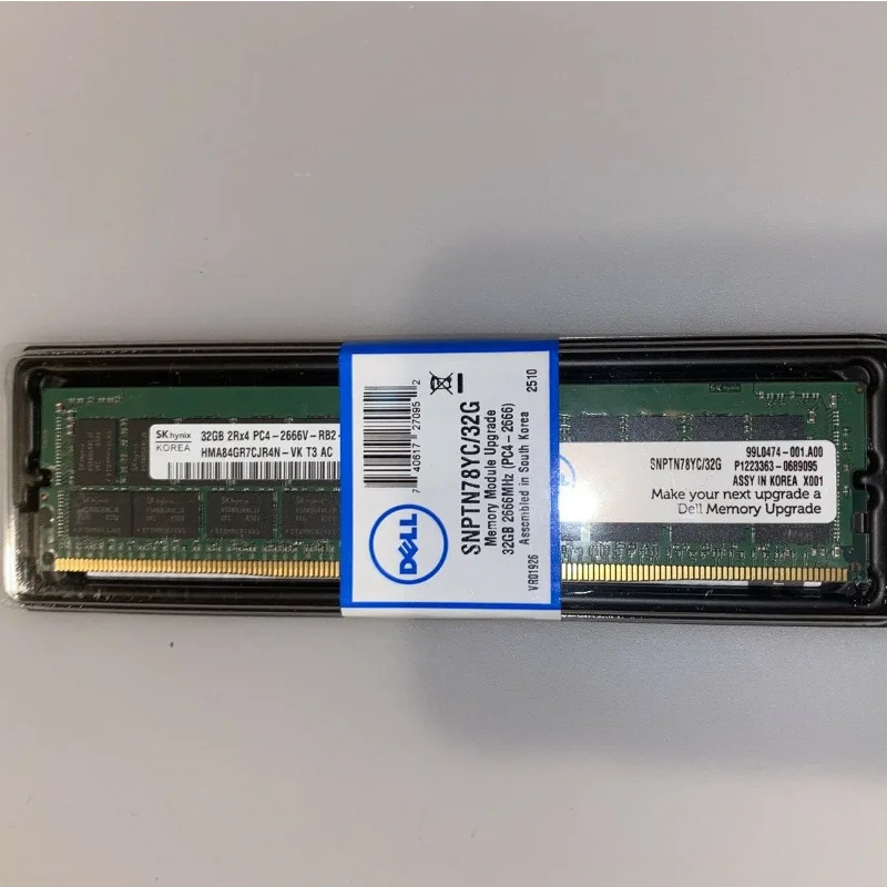 

RAM 32GB 2RX4 PC4-2666V SNPTN78YC/32G a978закладки RDIMM