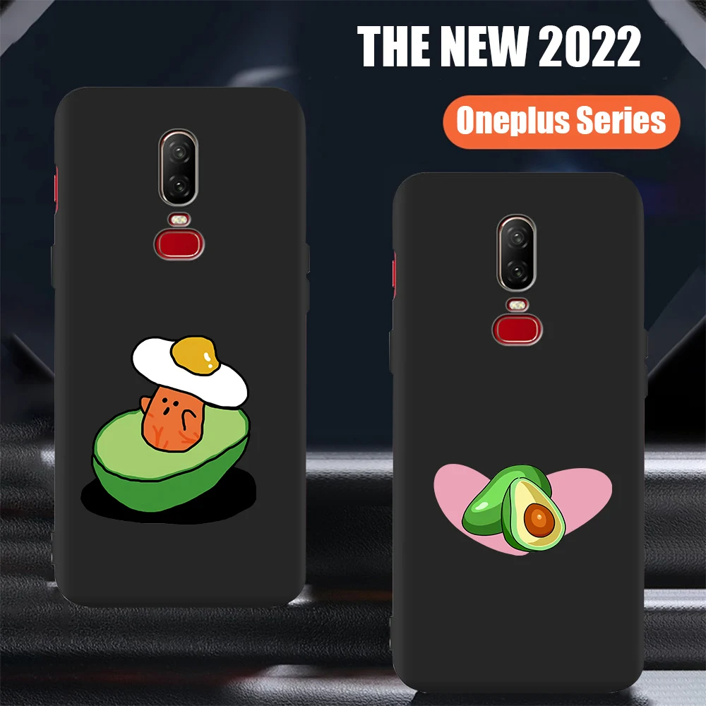 

Fashion Avocado Cartoon Cute Funda Coque for Oneplus 8 5 6 7 One Plus 5T 6T 7T 8 Pro Phone Case Soft Silicone Tpu Cover Shell