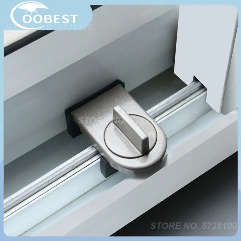 

Aluminum Alloy Sliding Door And Window Safety Lock Adjustable Security Door Locks Anti-theft Protection Lock Home Safety Latches