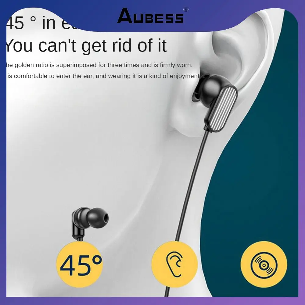 

With Mic Earphones Deep Bass Headset Wireless Earbuds New 2023 Binaural Large Battery Sport Headset Neck-mounted New