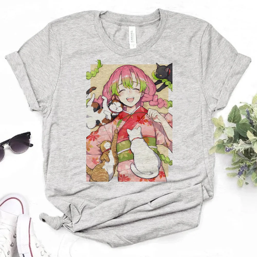 

Mitsuri top women harajuku t shirt female Japanese designer comic clothes