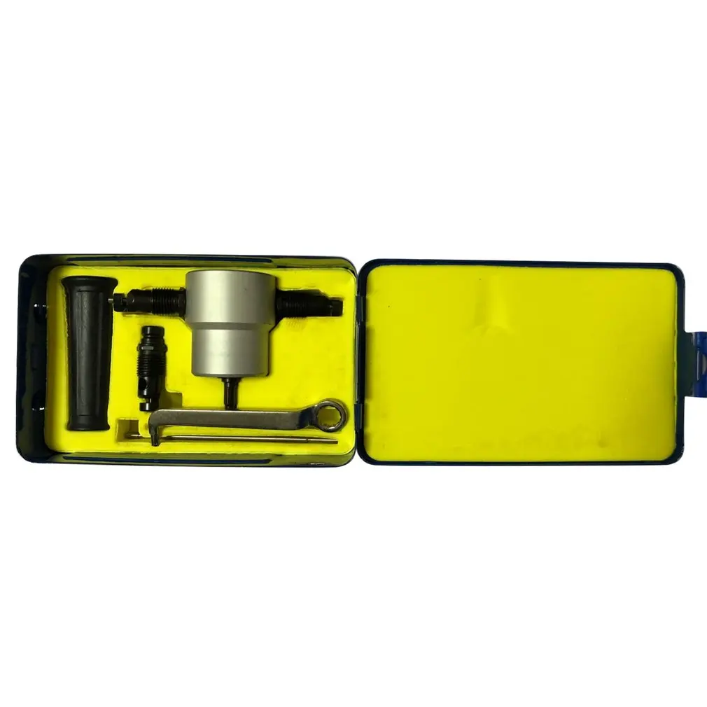 

YT-160A Double Head Sheet Metal Nibbler Cutter Drill Attachment Metal Drill Attachment Kit with Wrench and Parts