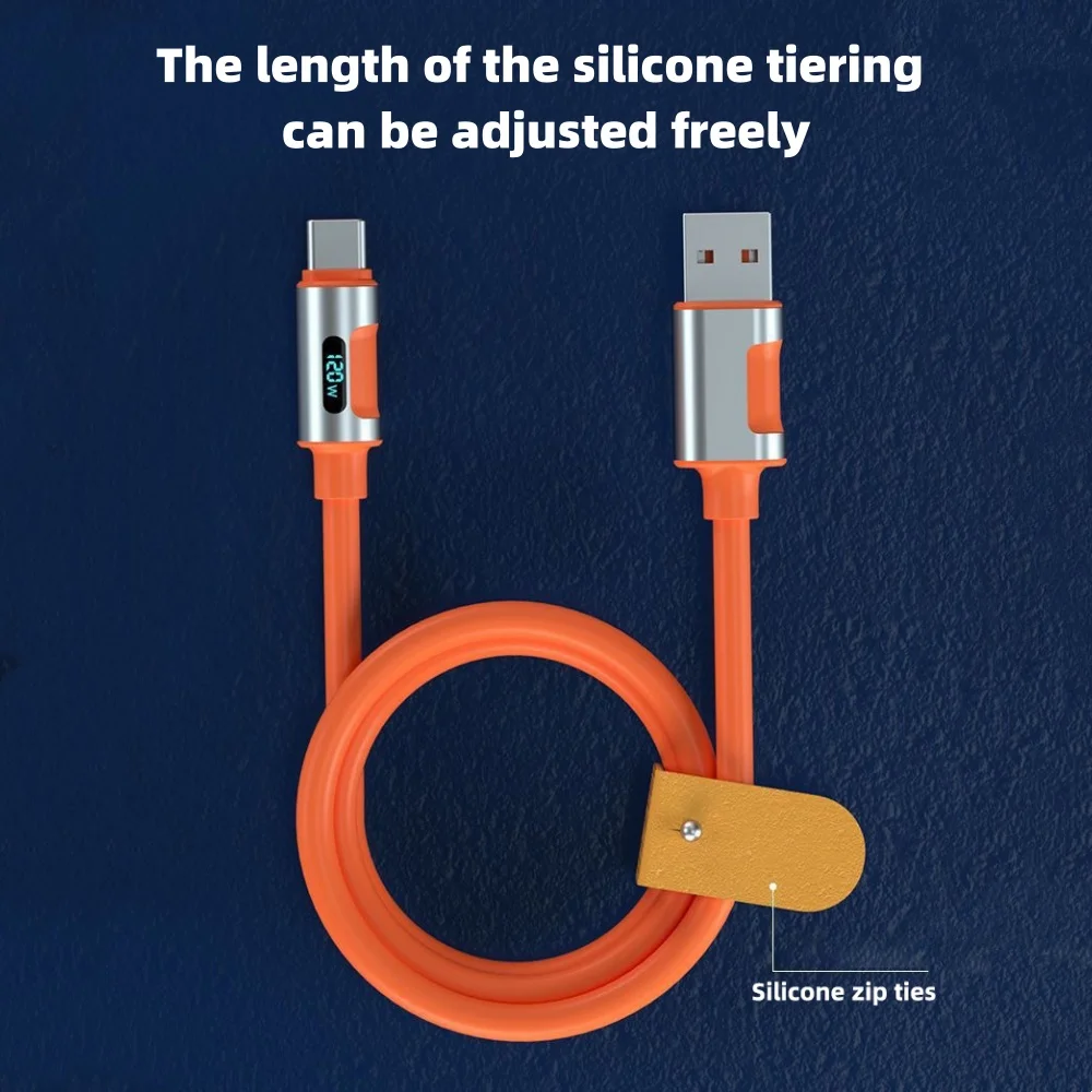 USB-кабель для быстрой зарядки Samsung S23 Realme Xiaomi13 Huawei, 120 Вт