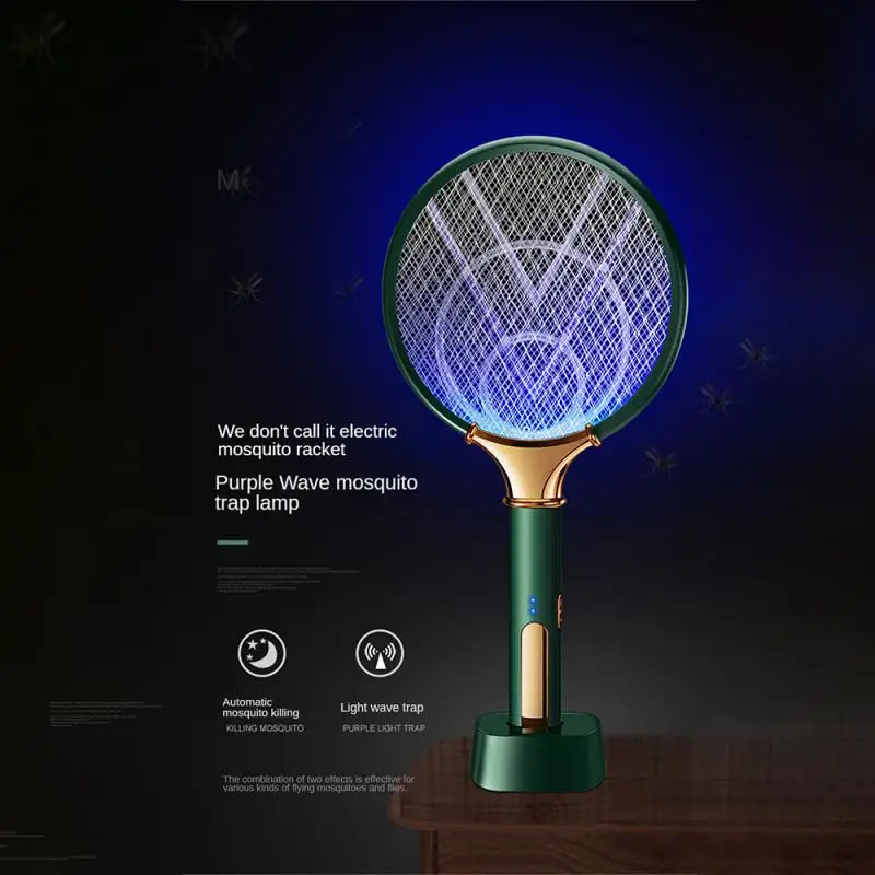 XIAOMI 2In1 Mosquito Killer USB Rechargeable Electric Fly Zapper Swatter Seduction Trap Lamp 3000V Repellent Sleep Protect Tools images - 6