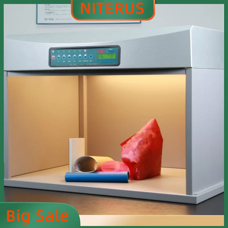 

Color Matching Light Box Popular P60+D65 TL84 UV F TL83 CWF Fabric Inspection Assessment