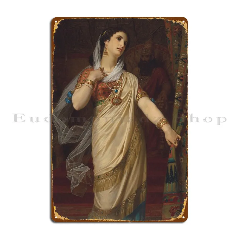 Металлическая вывеска Esther Georges Hugues Merle 1855