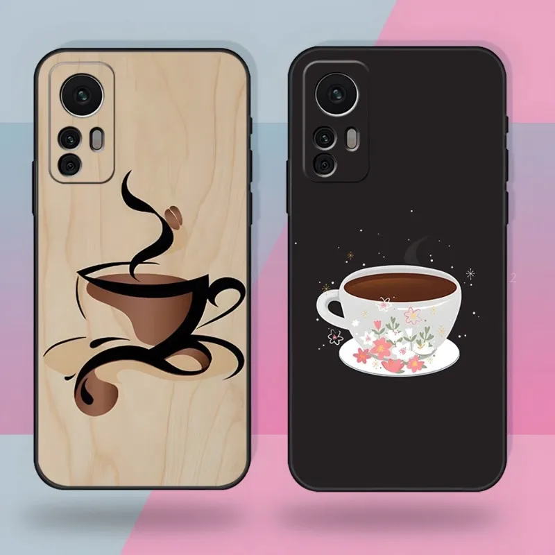 Coffee Wine Cup Phone Case For Redmi Note 11 9T 9 8 9A 7A 10 10A 8A Pro 11S 10S 9S 7 Plus Shockproof Back Cover