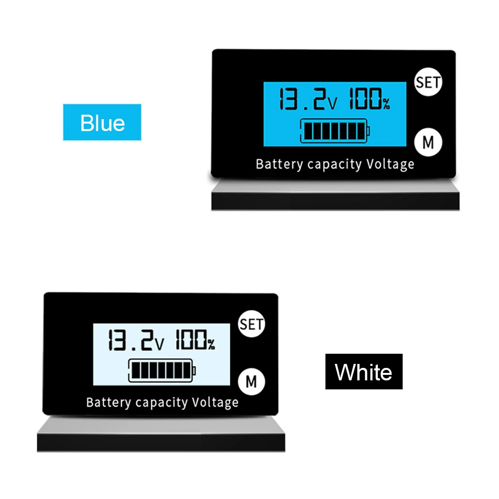 

DC 8-100V Digital Battery Capacity Display Universal LCD Car Ternary Lithium Battery Lead-acid Lithium Battery Monitor Voltmeter