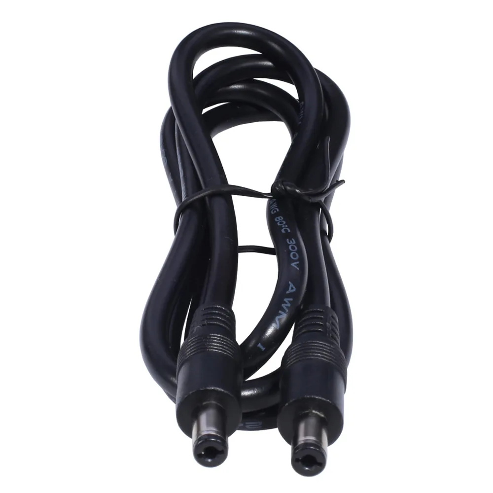 Зарядная линия постоянного тока 5 5*2 1 питания с наружной резьбой 5x2 мм мониторинга