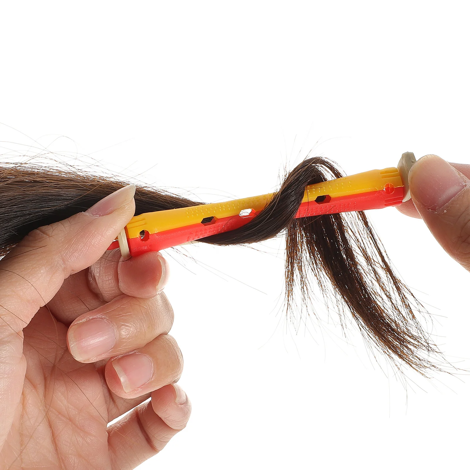 

24Pcs Hair Perm Rods Perming Rollers with Elastic Rubber Band Hairdressing Styling Tool