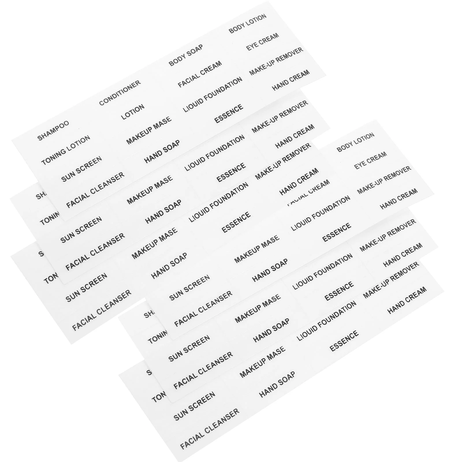 

Shampoo Bottle Sticker Waterproof Cosmetics Labels Classification Self-Adhesive Containers Sub-bottle Stickers Bathroom sinks