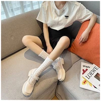 lolita japanese small leather shoes jk crystal flower small leather shoes female spring 2021 new mary jane shallow shoes