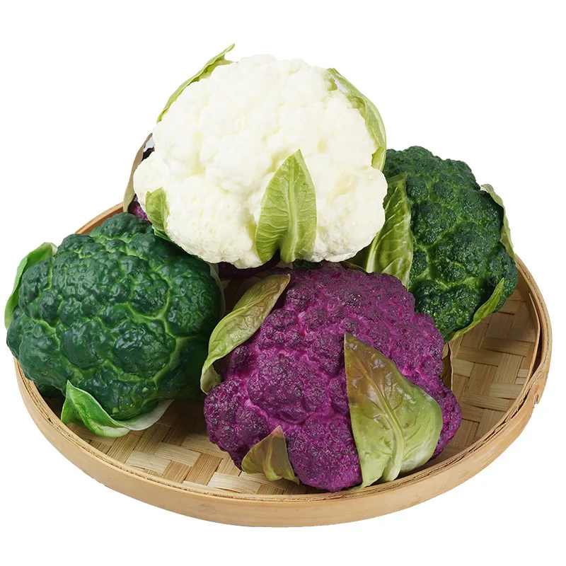 Искусственные украшения продукты питания овощи имитация брокколи модель