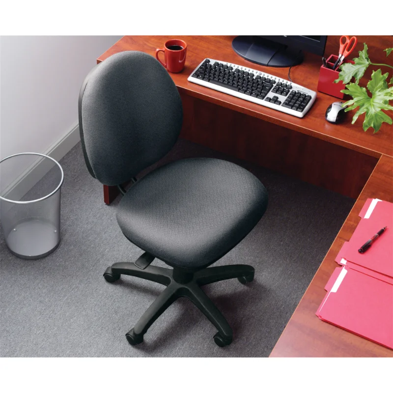 

Alera Interval Series Swivel/Tilt Task Chair, Leather, Black chairs
