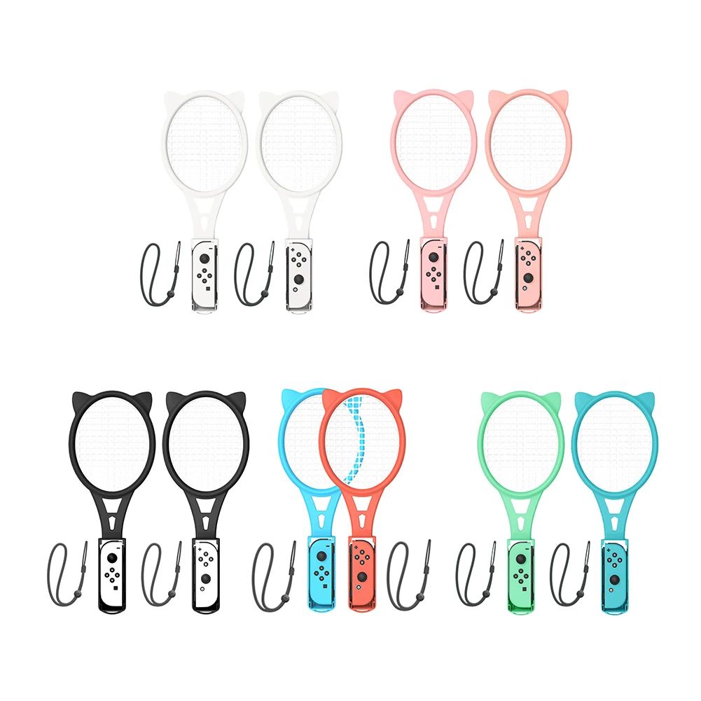 

Tennis Game Controller Gamepad Games Joystick for NS Console Tennis Racket Gaming Accessories with Anti-lost Hand Rope for NS OL