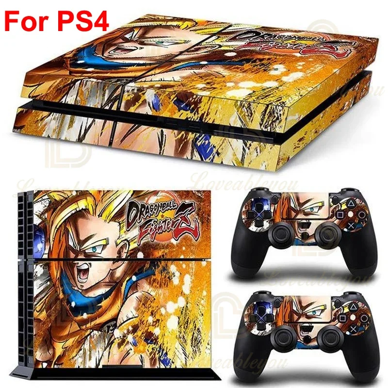 Модные наклейки на консоль Dragon Ball Z для SONY PS4 Pro Slim Zamasu, наклейки на все тело для контроллера PlayStation 4, геймпада (art.: 3920d00cecf18) - 3920d00cecf18