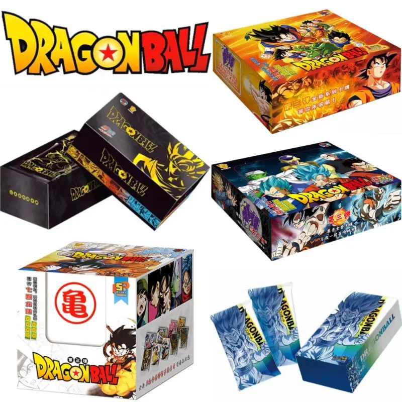 

Dragon Ball Cards Son Goku Saiyan Vegeta TCG Rare Trading Collection Card Anime Battle Carte for Children Gift Toys