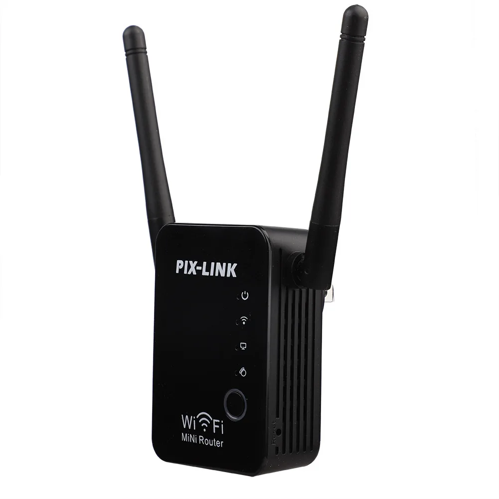 

WIFI RepeateWR17 Wireless AP Router 300M MINI Wifi Repeater Wireless Router Extender 802.11n Black