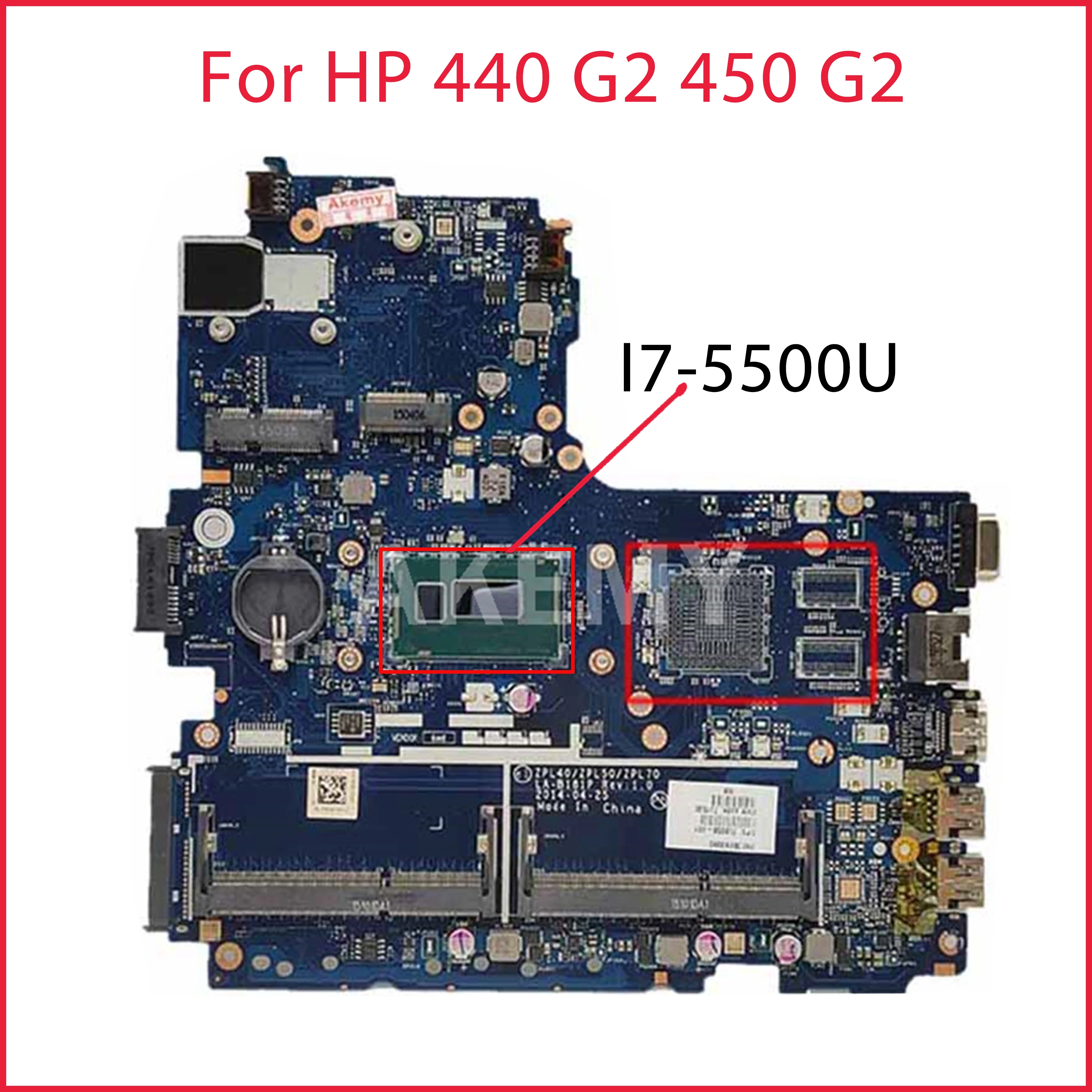 

Материнская плата ZPL40 ZPL50 ZPL70 для ноутбука HP ProBook 450 G2