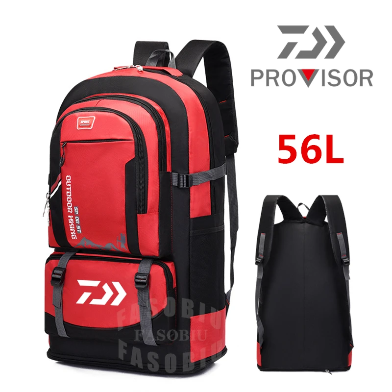 

2022 New Men's Fishing Backpack USB Charging Zipped Fishing Bag Outdoor Camping Running Backpack Breathable Fishing Bag