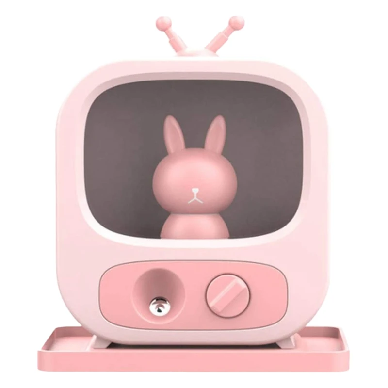 

Air Humidifier,Mini Portable USB Battery Cool Mist Humidifiers Night Light Purify Silent For Home Bedroom