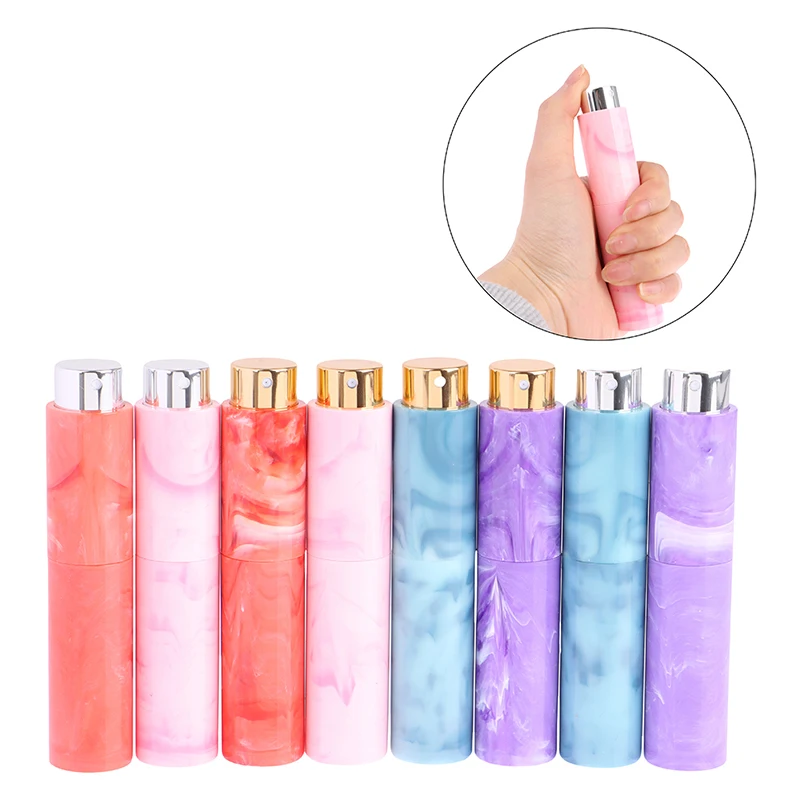 

10ml Marble-Like Perfume Bottle Ink Pattern Spray Refillable Bottle Portable Mini Empty Atomizer Liquid Container Cosmetics New