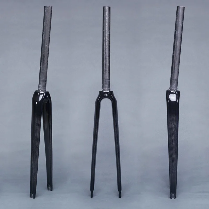 

Вилка из углеродного волокна без логотипа 3K, вилки для дорожного велосипеда, детали для велосипеда, 25,4 мм, 370 мм, 700C, велосипедные аксессуары, ...