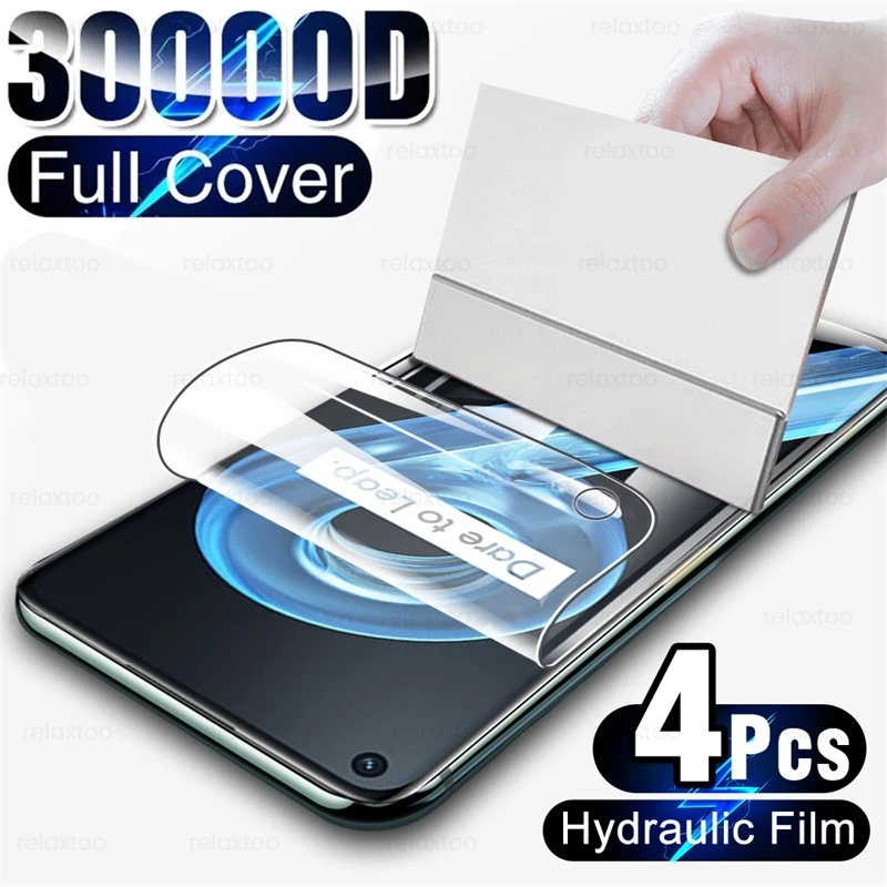 

4 шт. 30000D мягкая Гидрогелевая пленка для Realme 9i, защита экрана, не стекло на Realmi 9i 9 i i9 Realme9i 4G RMX3491, пленка для телефона 6,6 дюйма