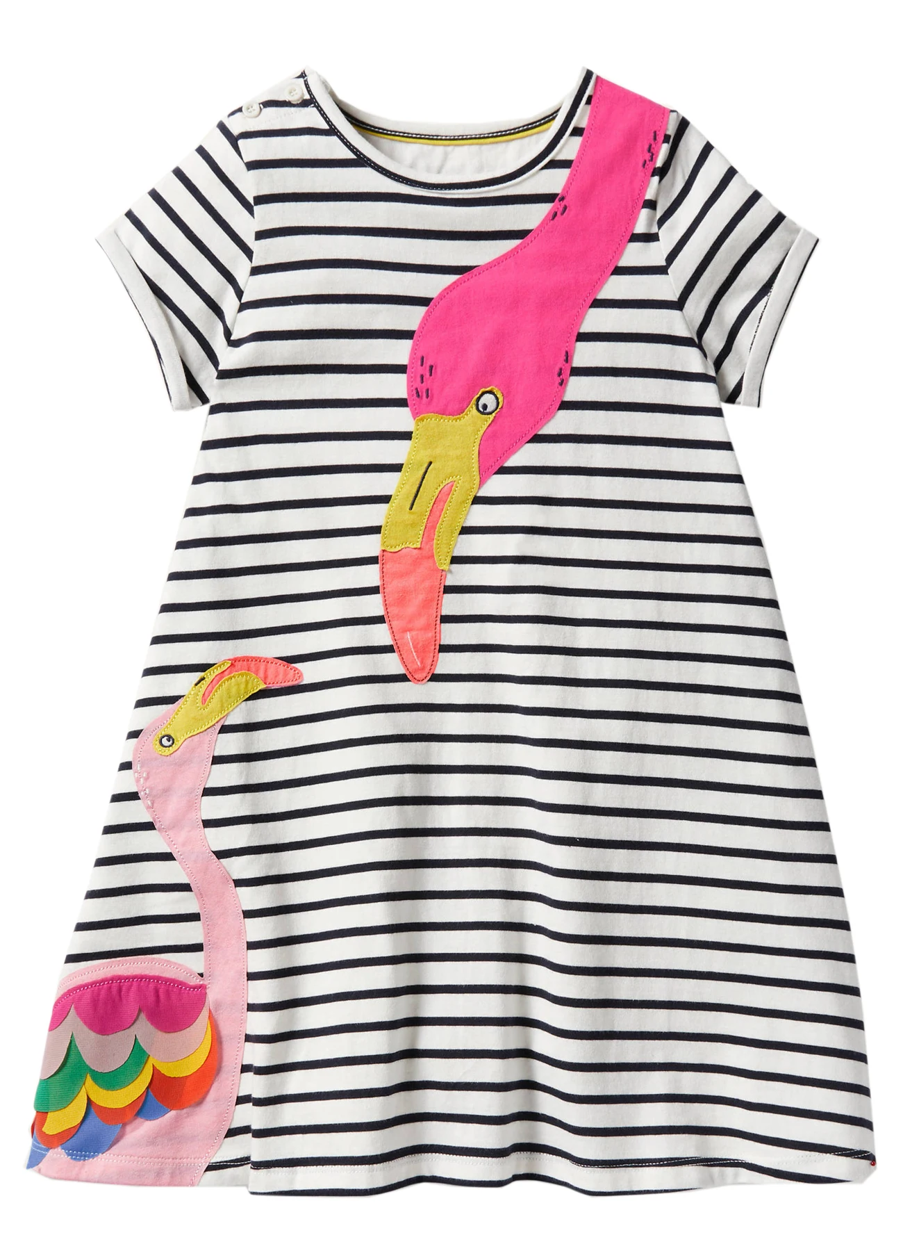 Детское хлопковое платье принцессы Эльзы с аппликацией животного | Детская