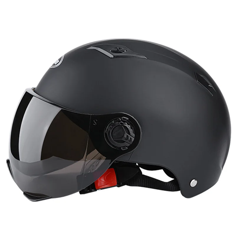 Casque de moto électrique pour adulte  demi-casque de Scooter  pare-soleil  Protection solaire  été