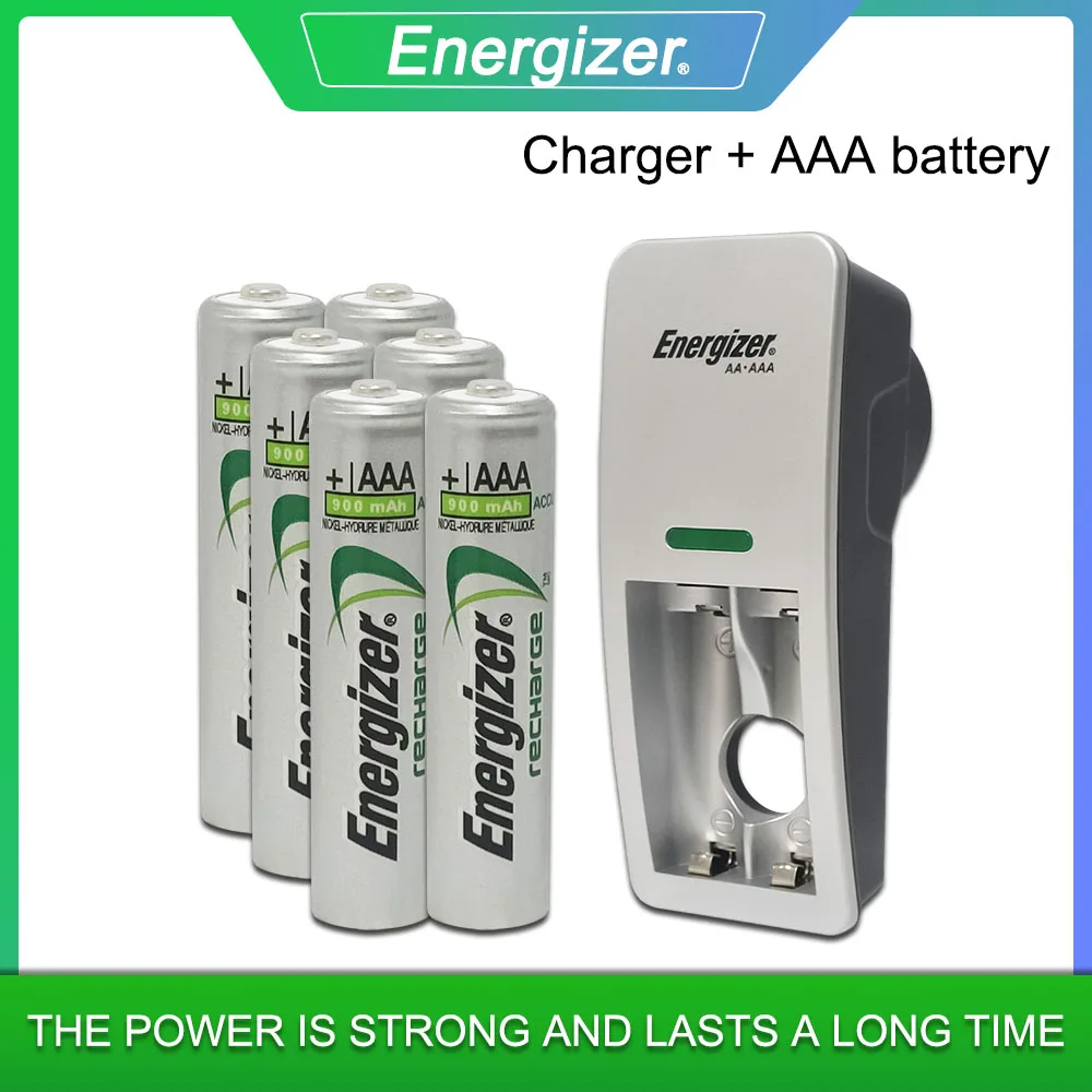 

Original Energizer AAA Battery With 2 Slots AAA 3A 10400 AA 2A USB Charger 1.2V 900mAh Ni-MH Battery For Toy Camera Mouse Shaver