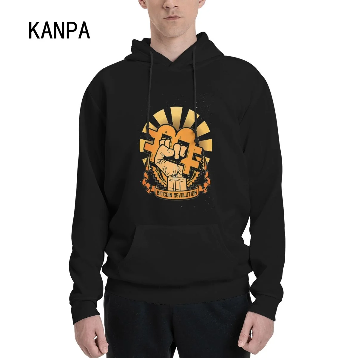

KANPA 2021 New Fashion Men's Hoodies Personality Pattern Print Hoody Men Workout Top Sweatshirts