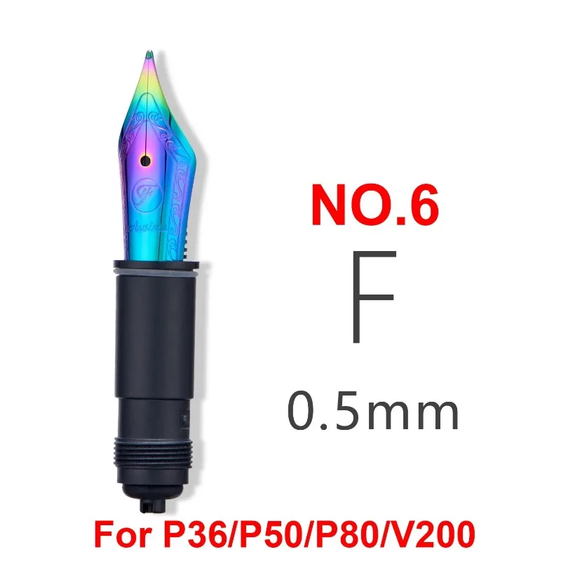 Фото Сменные перья Asvine для перьевых ручек EF/F/M, подходят для Asvine P36/P50/P80/V200/P20/P30/V126/V169/M169, аксессуары для письма №4