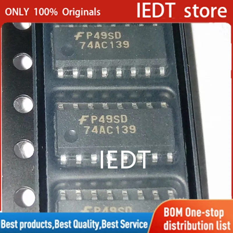 

10 шт./лот 74AC139 SOP-16 3,9 мм 100% оригинал