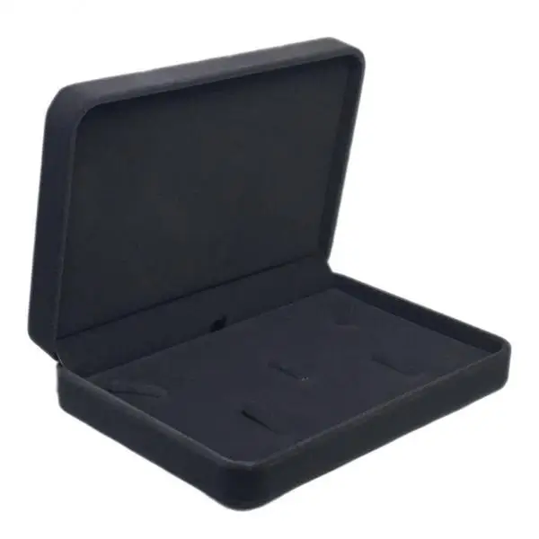 

2x Velvet Jewelry Set Boxes Tray Travel Necklace Storage Display Case