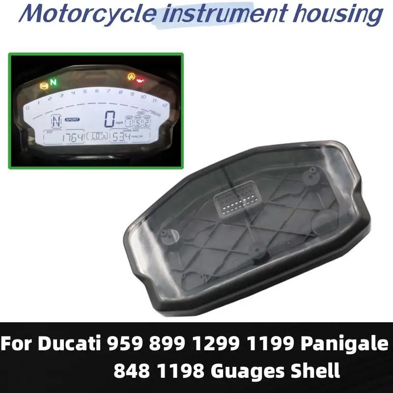 

Motorcycle Dashboard Cover Black Instrument Speedometer Case for Ducati 848 1198 Panigale 959 899 1299 1199 Panigale Accessories