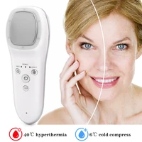 hot cold hammer red blue light facial skin lifting tighten beauty machine skin tag removal led photon rejuvenation massagedevice