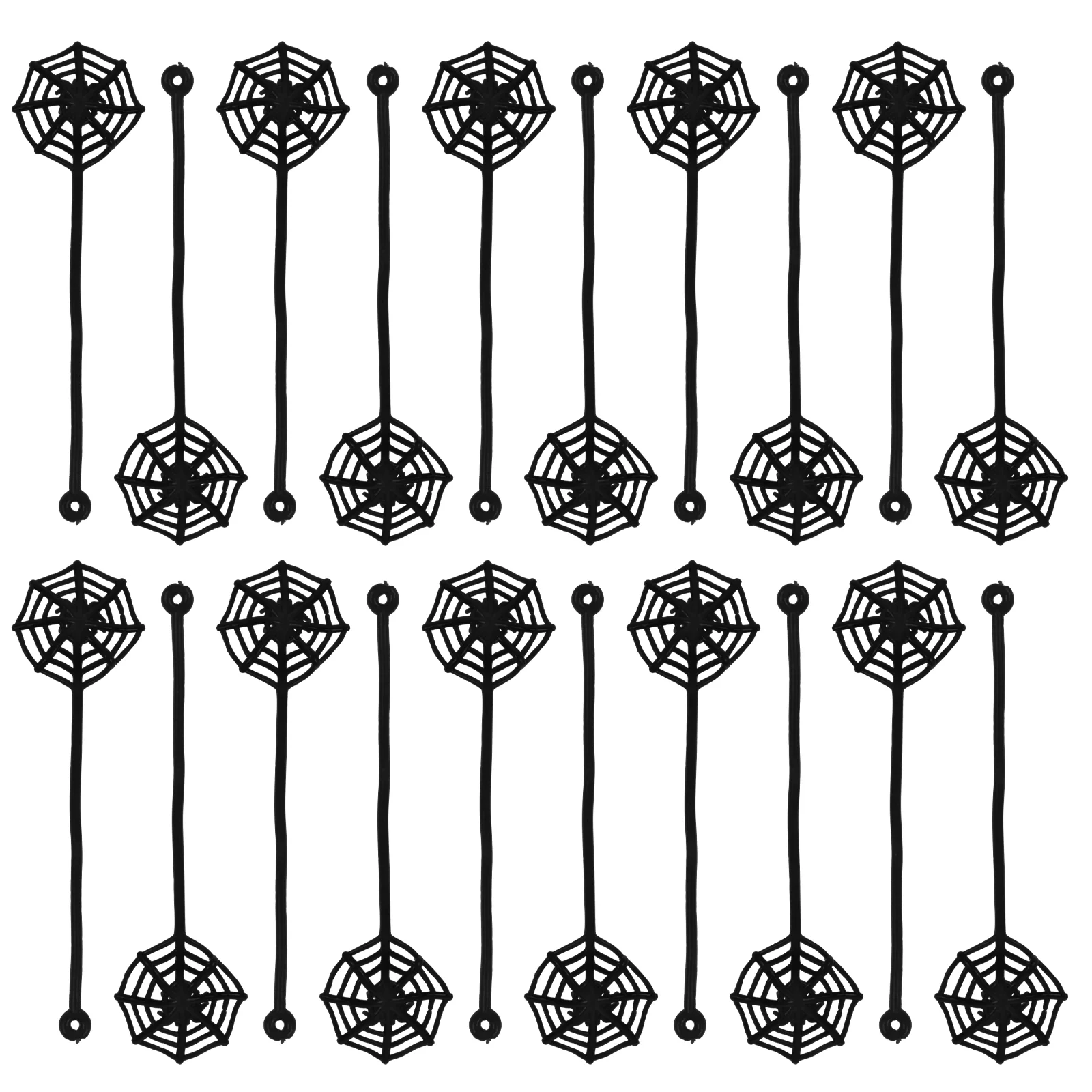 

20 Pcs Viscous Spider Web Festival Party Toys Halloween Decor Decorate Prank Tpr Children Kids Gifts Playthings