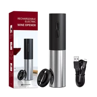 usb charging automatic electric wine bottle corkscrew opener electric wine opener with foil cutter