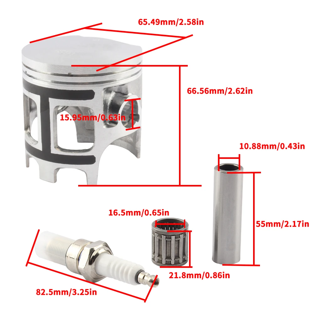 Комплект цилиндров для мотоцикла Yamaha Blaster 200 запчасти двигателя поршневое гнездо