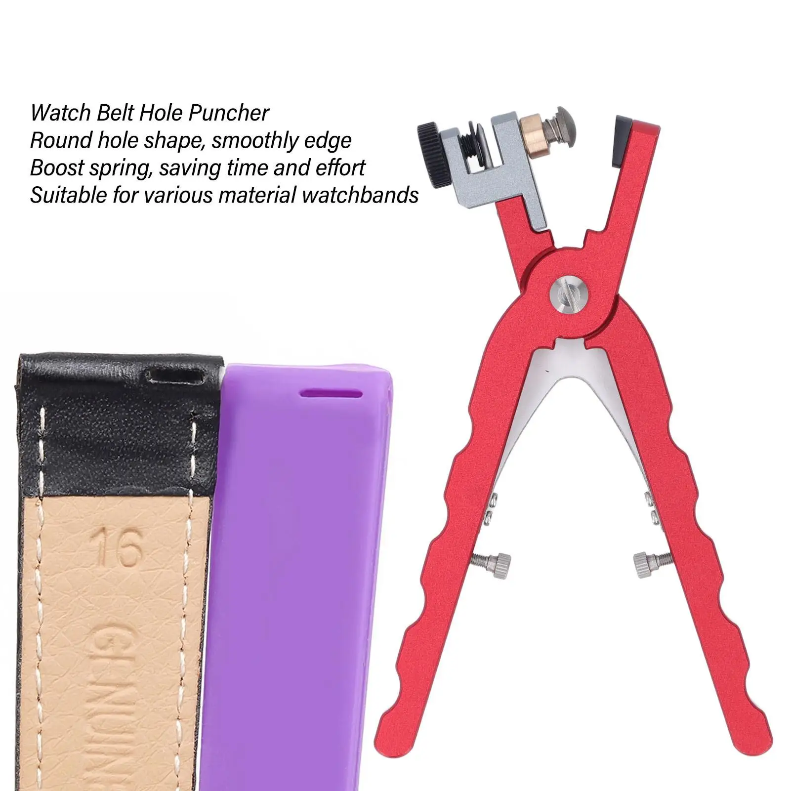 Электрические плоскогубцы для кожи алюминия и ремешков часов-универсальные