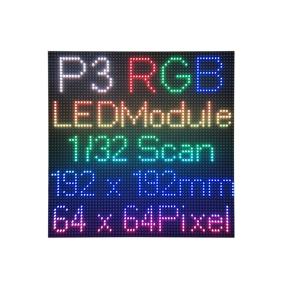 P3 полноцветные СВЕТОДИОДНЫЕ панели экрана дисплея 64x64 192x192 мм SMD 3 в 1 светодиодный