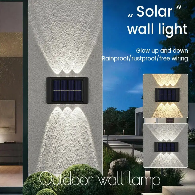 Luz LED Solar para exteriores, candelabro de iluminación, decoración de jardín, farola Solar para exteriores