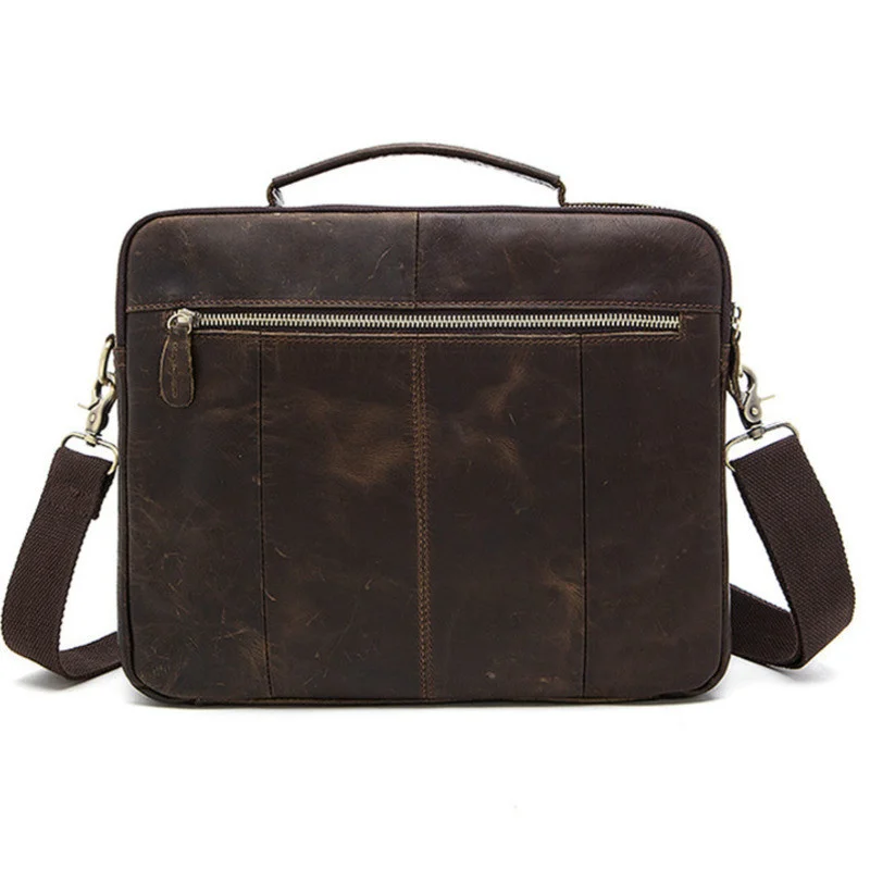 Genuine Leather Package Man Single Shoulder Layer Men's Oblique Satchel Handbag office bags for men computer bag High-quality