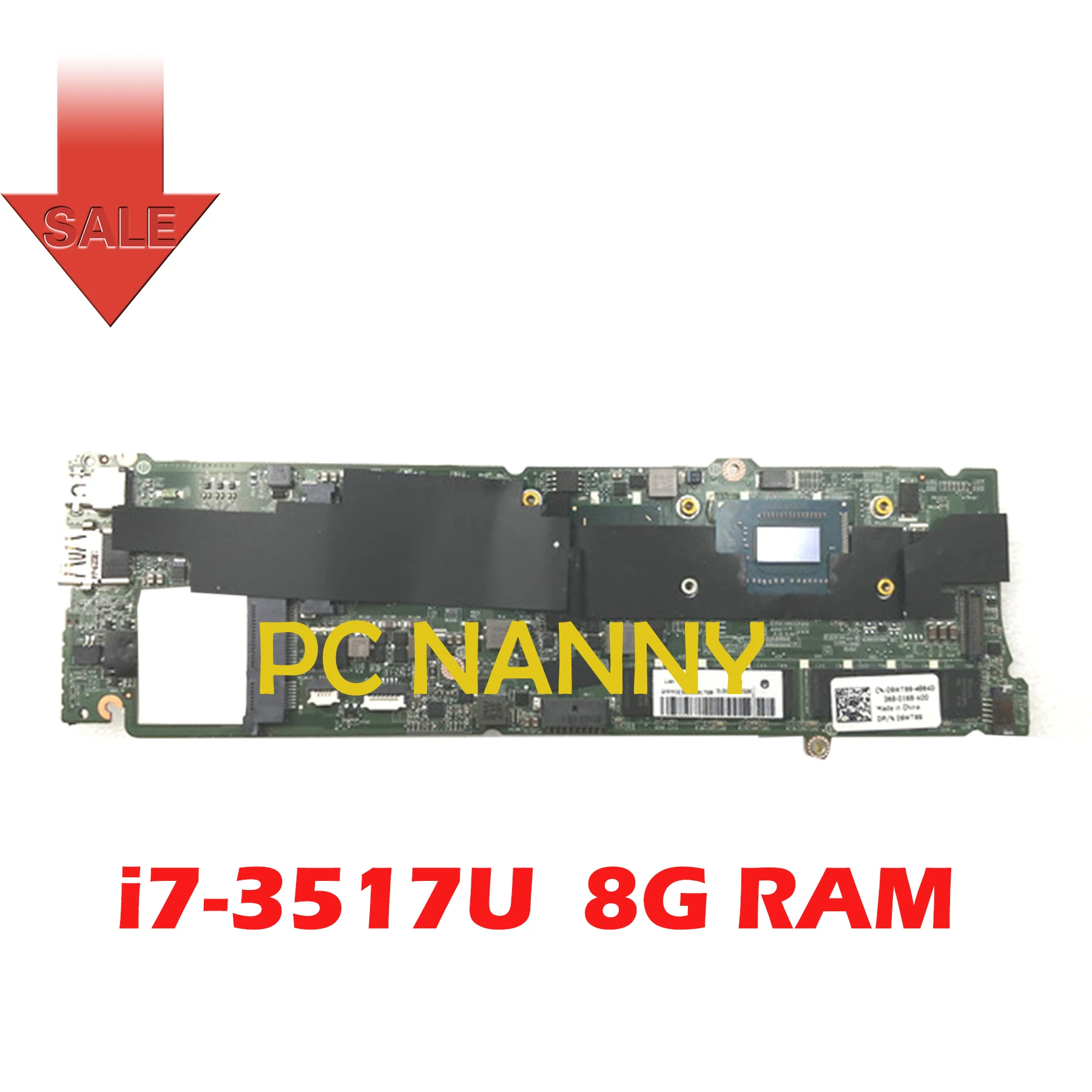 PCNANNY для DELL XPS L322X Материнская плата Intel Core i7-3517U 8G RAM DAD13BMBCC1
